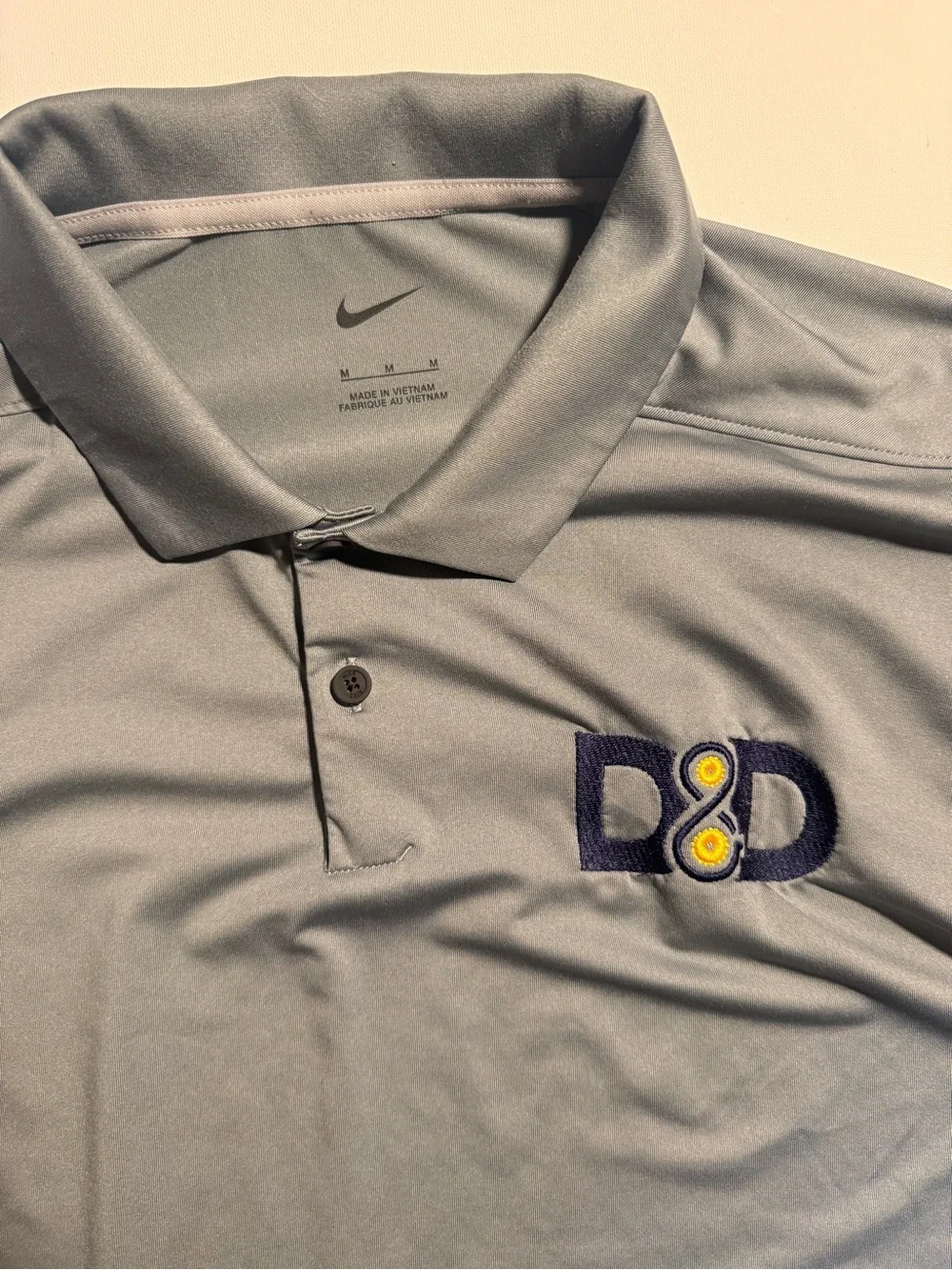 Nike Men’s‎ Grey Polo with D&D Embroidered Logo